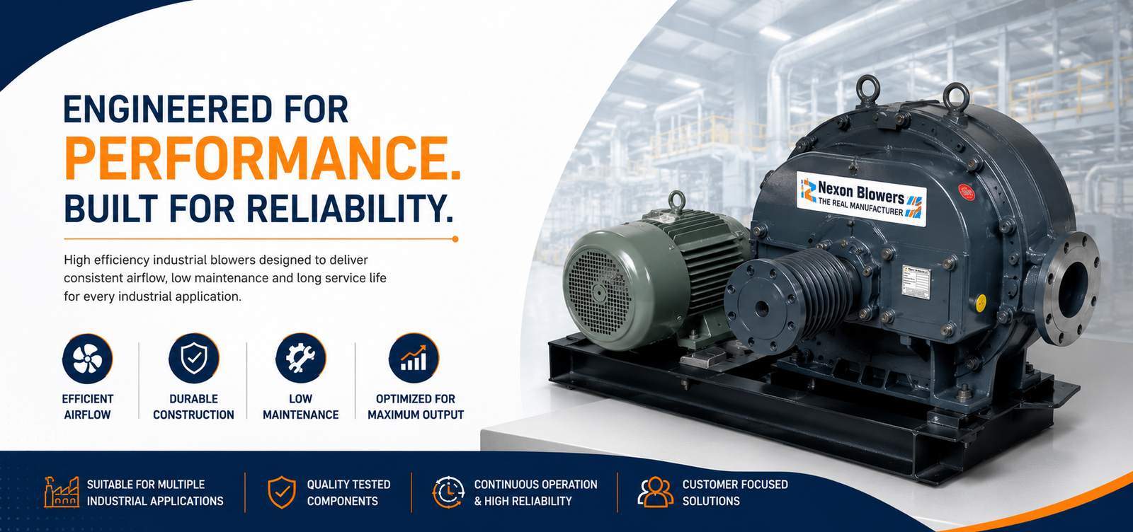 Industrial blower systems