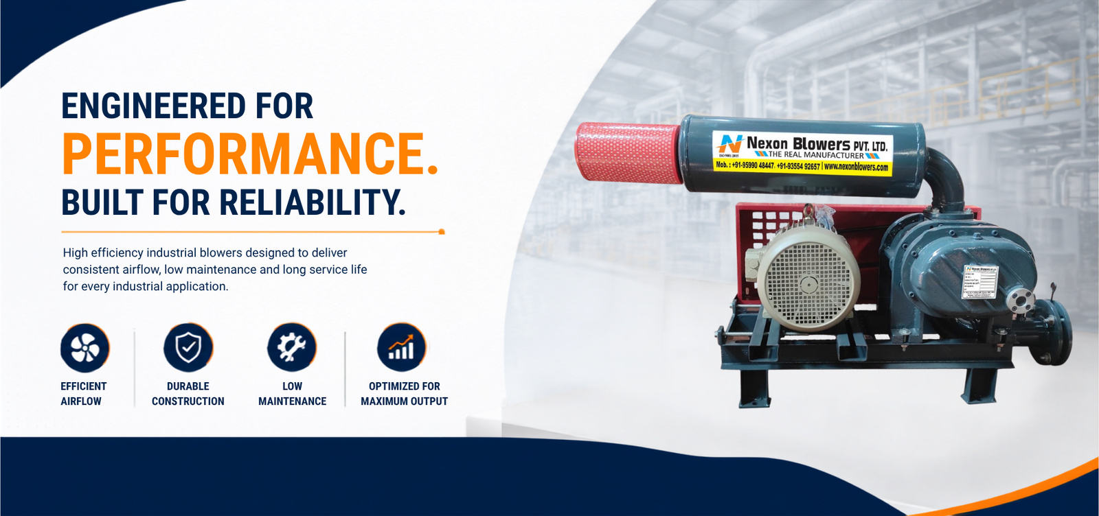 Industrial blower systems